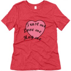 Ladies Relaxed Fit Super Soft Triblend Tee