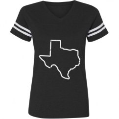 Ladies Relaxed Fit Vintage Sports Tee