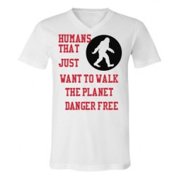 Unisex V-Neck Jersey Tee