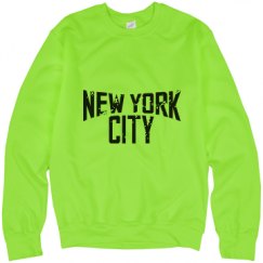 Unisex Neon Crewneck Sweatshirt