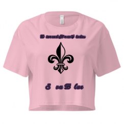 Ladies Festival Cali Crop Top Tee