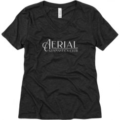 Ladies Relaxed Fit Super Soft Triblend V-Neck Tee