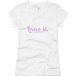 Ladies Slim Fit Basic Promo Jersey Tee