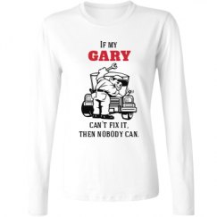 Ladies Relaxed Fit Basic Long Sleeve Tee