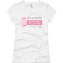 Ladies Slim Fit Basic Promo Jersey Tee