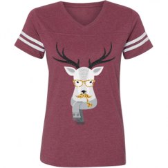 Ladies Relaxed Fit Vintage Sports Tee