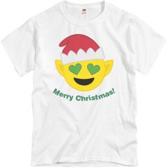 Elf Santa Emoji  wht