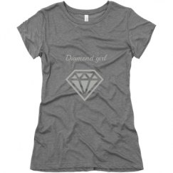Ladies Slim Fit Super Soft Triblend Tee