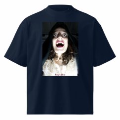 Unisex Organic Oversized High Neck T-Shirt