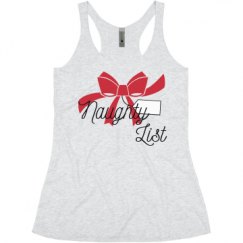 Ladies Slim Fit Super Soft Racerback Triblend Tank