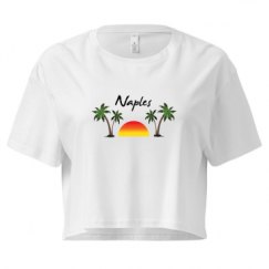 Ladies Festival Cali Crop Top Tee