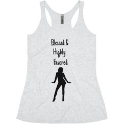 Ladies Slim Fit Super Soft Racerback Triblend Tank