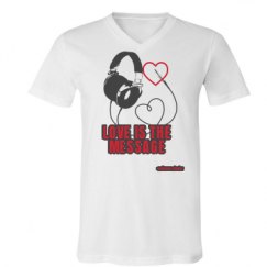 Unisex V-Neck Jersey Tee