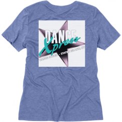 Ladies Relaxed Fit Super Soft Triblend V-Neck Tee