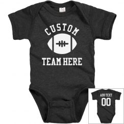 Custom Football Team Name Baby