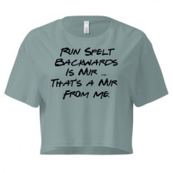 Ladies Festival Cali Crop Top Tee