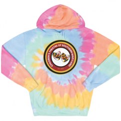 Unisex Tie-Dye Fleece Hoodie