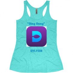 Ladies Slim Fit Super Soft Racerback Triblend Tank