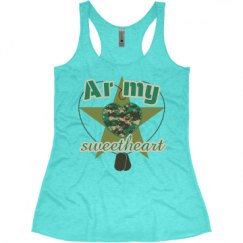 Ladies Slim Fit Super Soft Racerback Triblend Tank