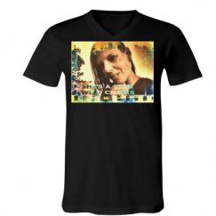 Unisex V-Neck Jersey Tee