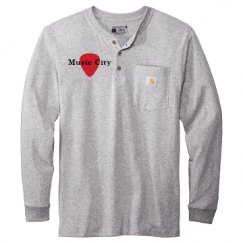 Unisex Carhartt Long Sleeve Henley Tee