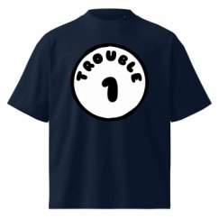 Unisex Organic Oversized High Neck T-Shirt