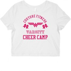 Ladies Slim Fit Crop Top Tee