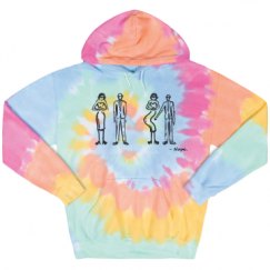Unisex Tie-Dye Fleece Hoodie