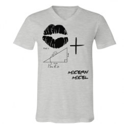 Unisex V-Neck Jersey Tee