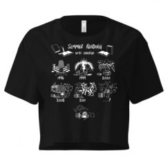 Ladies Festival Cali Crop Top Tee