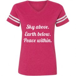 Ladies Relaxed Fit Vintage Sports Tee