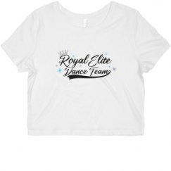 Ladies Slim Fit Crop Top Tee