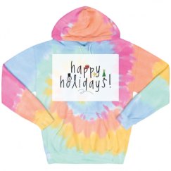 Unisex Tie-Dye Fleece Hoodie
