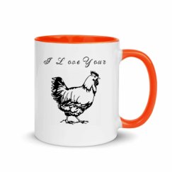 11oz Ceramic Mug with Color Inside