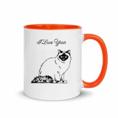 11oz Ceramic Mug with Color Inside