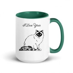 15oz Ceramic Mug with Color Inside