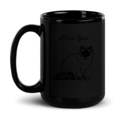 15oz Black Glossy Mug