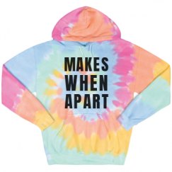 Unisex Tie-Dye Fleece Hoodie