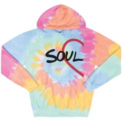 Unisex Tie-Dye Fleece Hoodie