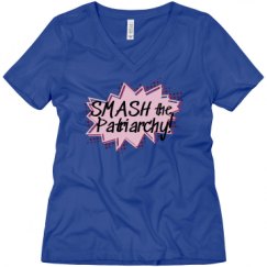 Ladies Relaxed Fit V-Neck Tee