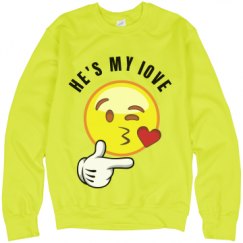 Unisex Neon Crewneck Sweatshirt