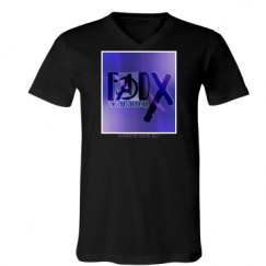 Unisex V-Neck Jersey Tee