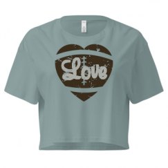 Ladies Festival Cali Crop Top Tee