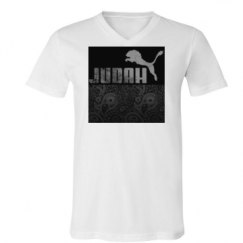 Unisex V-Neck Jersey Tee