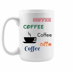 15oz Ceramic Coffee Mug