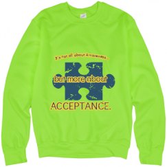 Unisex Neon Crewneck Sweatshirt