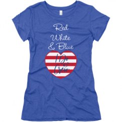 Ladies Slim Fit Super Soft Triblend Tee