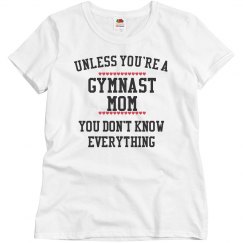 Gymnast mom knows all