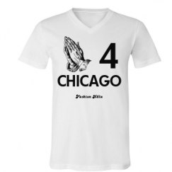 Unisex V-Neck Jersey Tee