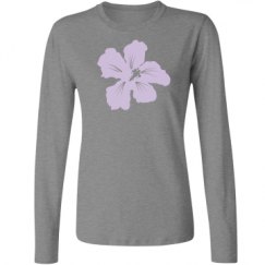 Ladies Relaxed Fit Basic Long Sleeve Tee